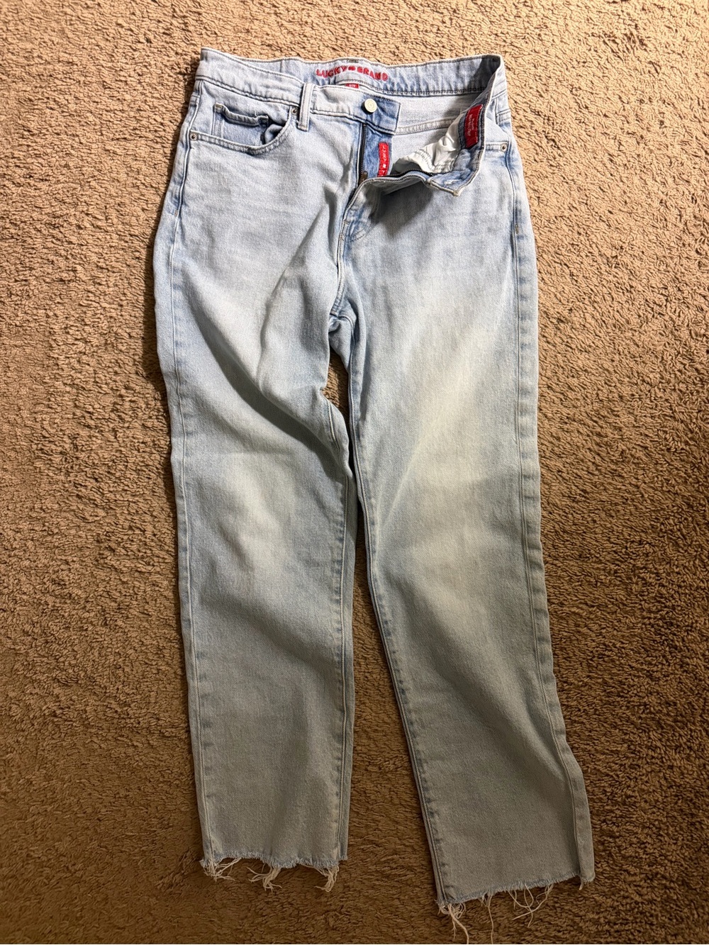 Lucky Brand Women's Light Blue Straight Leg Jeans
